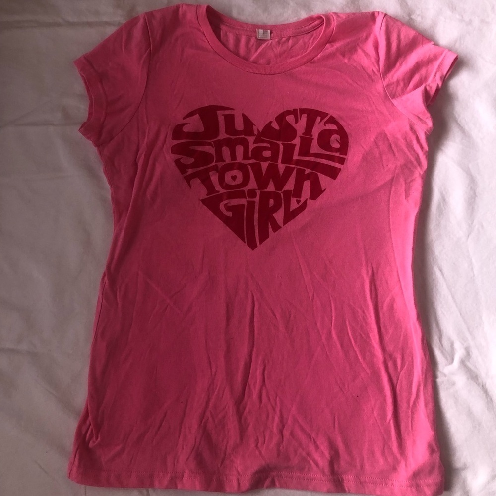 Small Town Girl pink, T-shirt